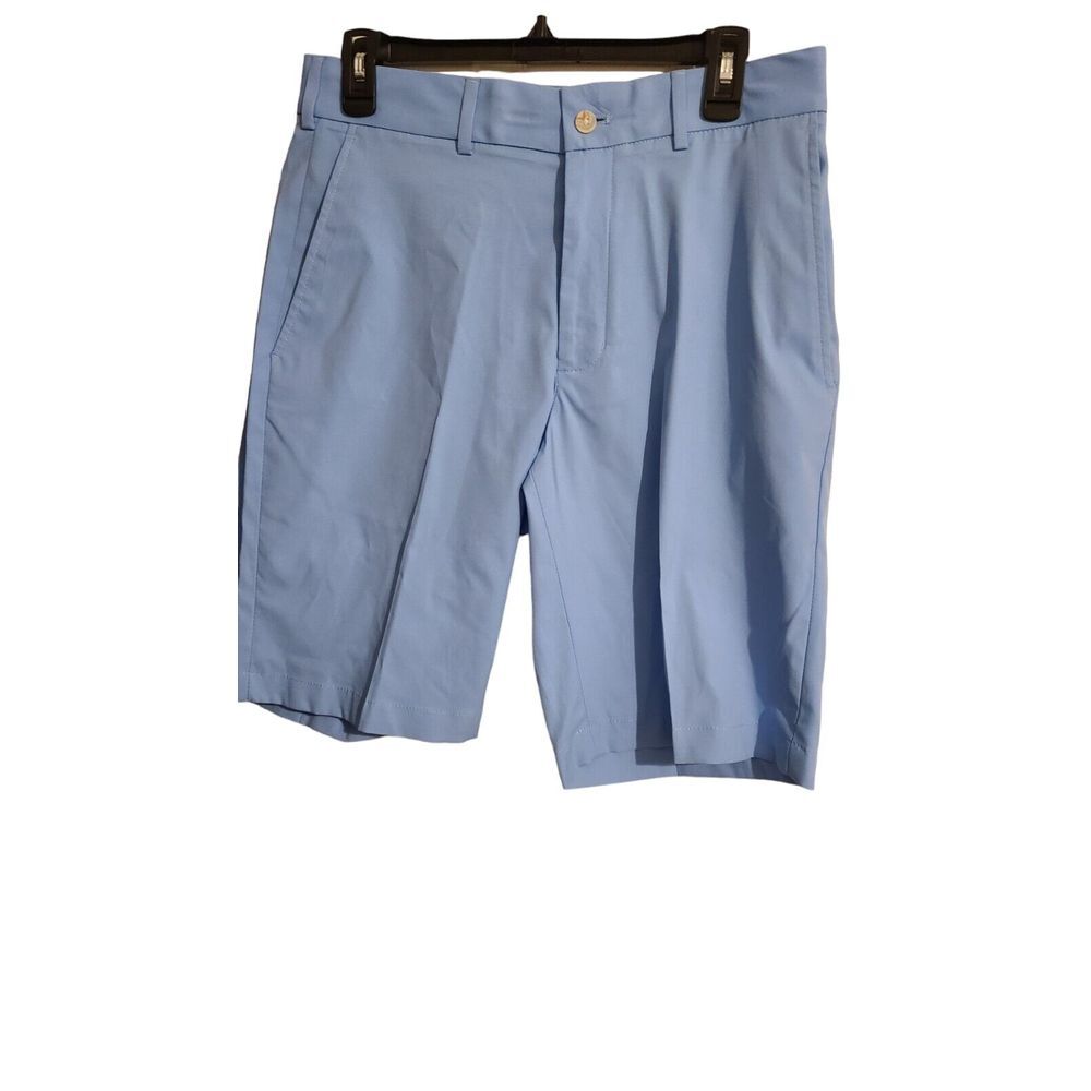 NWT‎ Men's Walter Hagen Golf Shorts Perfect 11 Flat Front Daybreak Blue Size 30W